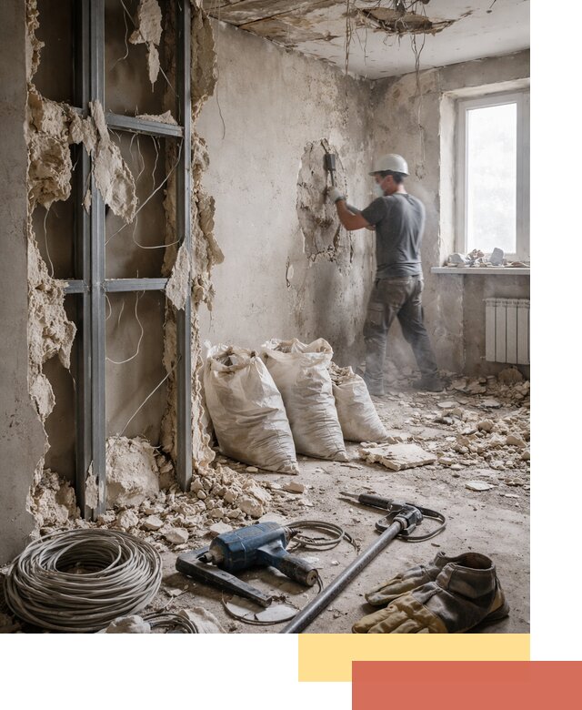 Профессиональный демонтаж зданий и конструкций в Новомосковске