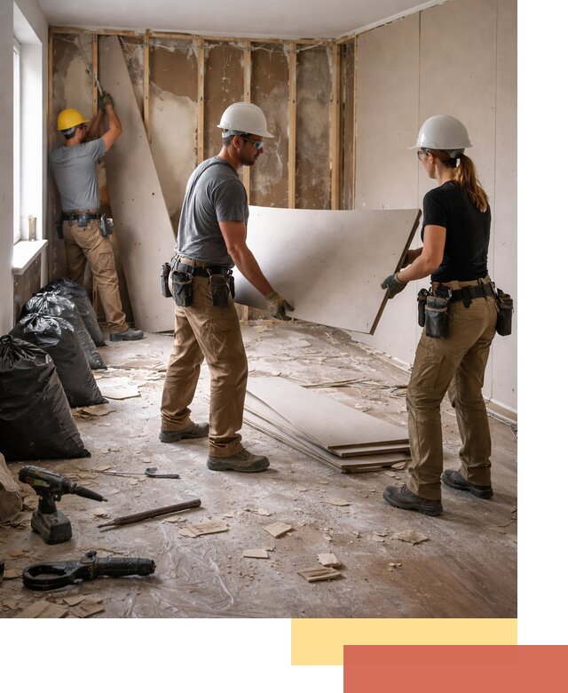 Демонтаж стеновых панелей в Новомосковске быстро и аккуратно