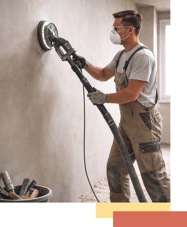 Профессиональная шлифовка стен в Новомосковске быстро и качественно