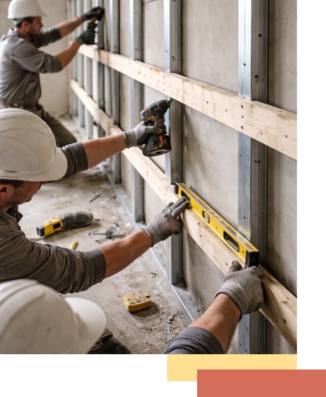 Устройство обрешетки под панели в Новомосковске