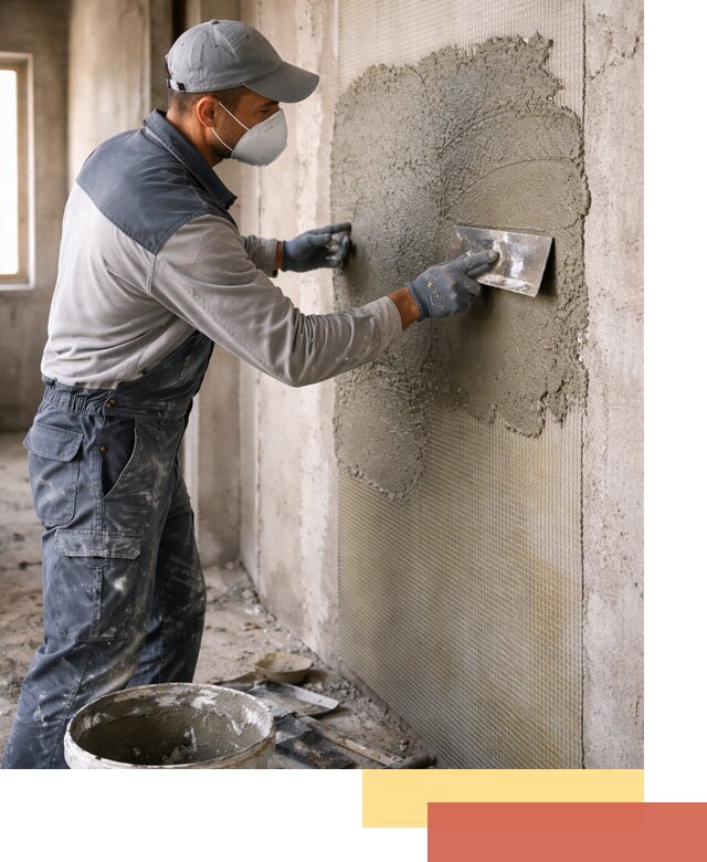 Штукатурка стен по сетке в Новомосковске под ключ качественно и быстро