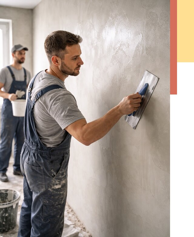 Глянцевание штукатурки стен в Новомосковске от 7744 руб. — услуги и затирка | ОТДЕЛОЧНИК-Нвм