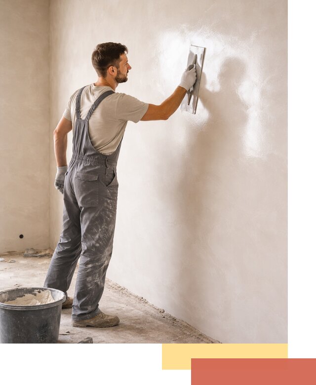 Глянцевание штукатурки стен в Новомосковске профессионально и быстро