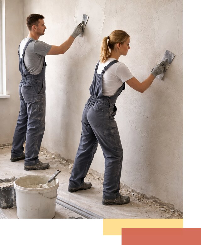 Штукатурка стен под обои в Новомосковске профессионально и быстро