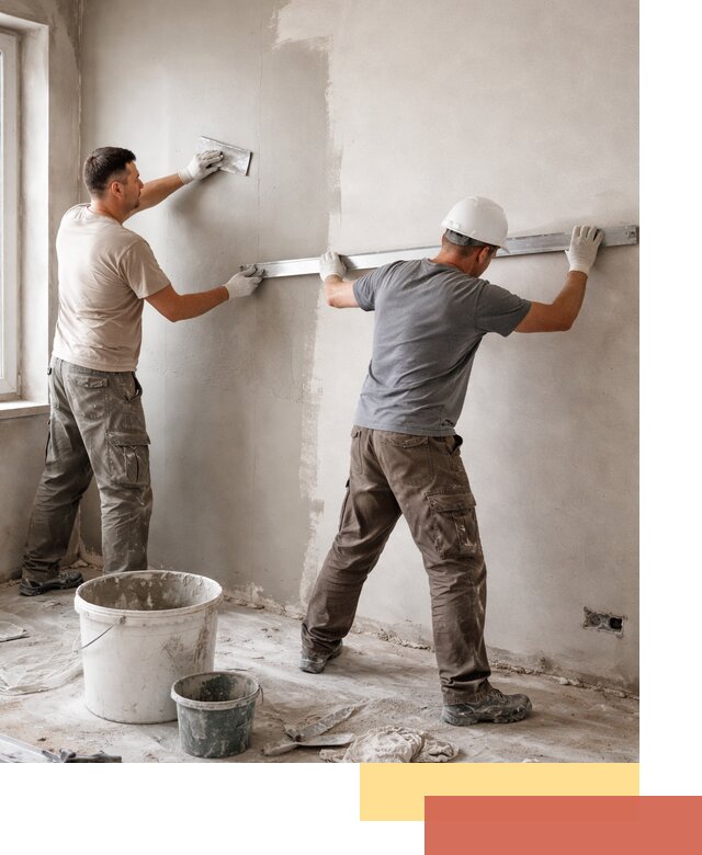 Штукатурка стен под покраску в Новомосковске качественно и быстро