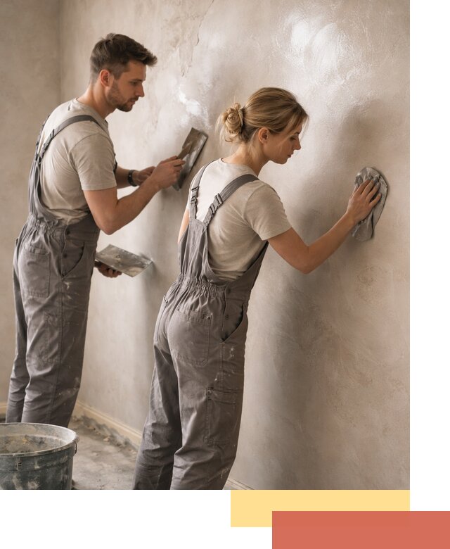 Венецианская штукатурка высокого качества в Новомосковске