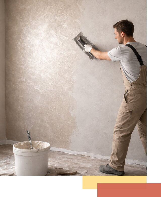 Декоративная штукатурка «Мокрый шелк» под ключ в Новомосковске