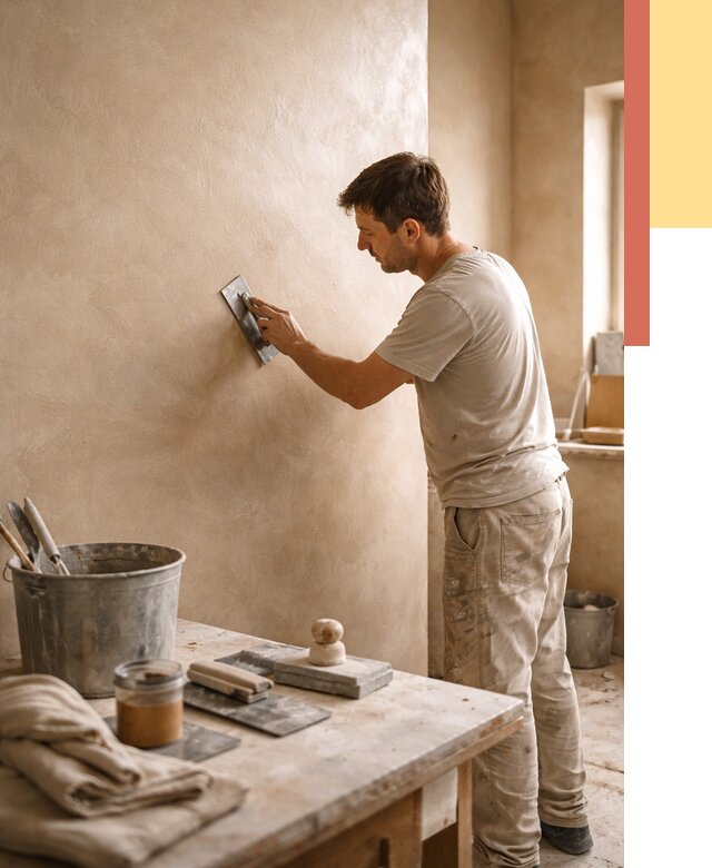 Марокканская штукатурка таделакт в Новомосковске под ключ от 4337 руб. | ОТДЕЛОЧНИК-Нвм