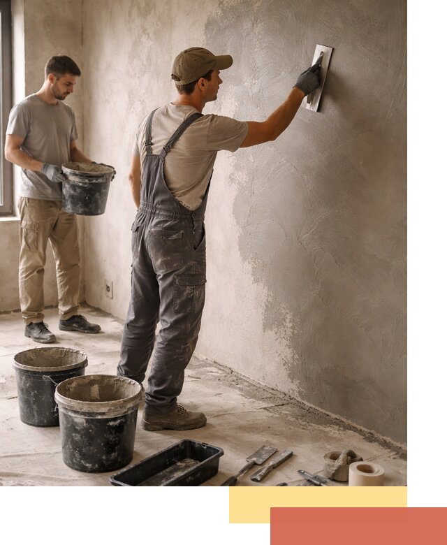 Нанесение микроцемента на стены в Новомосковске качественно и быстро