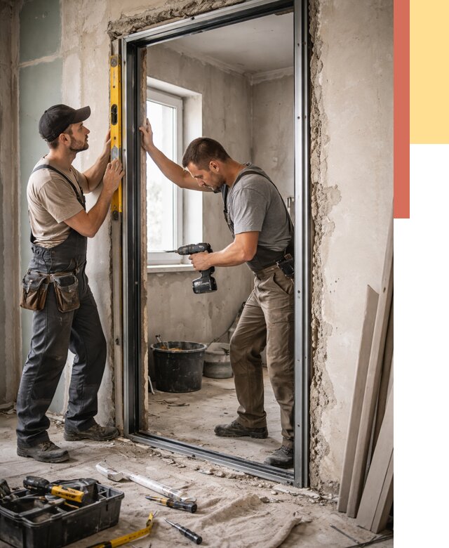 Закладка дверного проема в Новомосковске от 3614 руб. — быстро и недорого | ОТДЕЛОЧНИК-Нвм