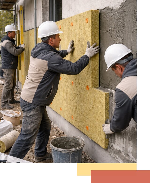 Утепление стен минватой в Новомосковске — тепло и звукоизоляция