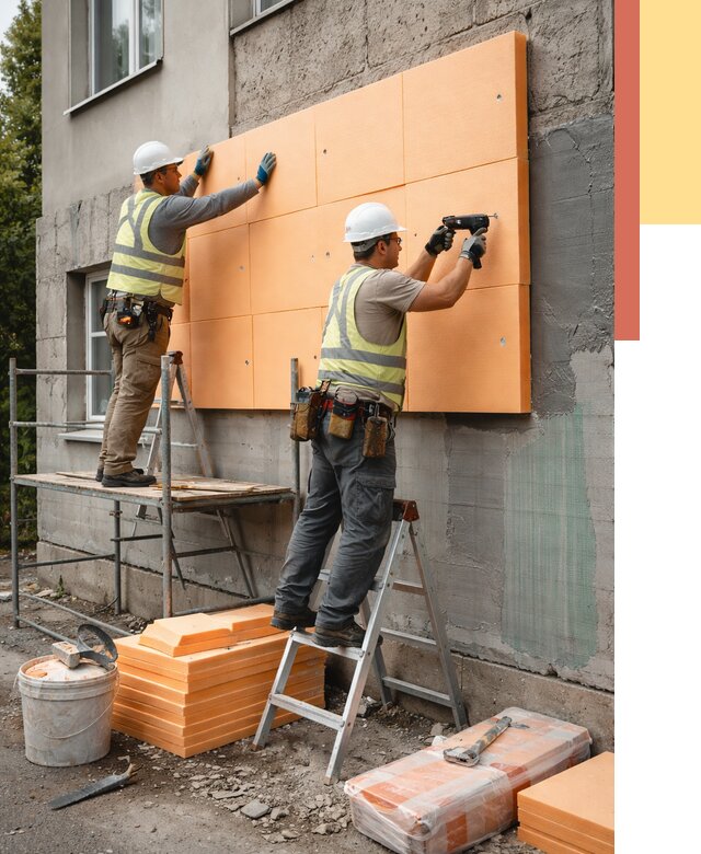 Утепление стен пеноплексом в Новомосковске от 1910 руб./м2 — быстро и недорого | ОТДЕЛОЧНИК-Нвм