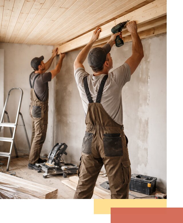 Монтаж потолка из вагонки в Новомосковске профессионально и аккуратно