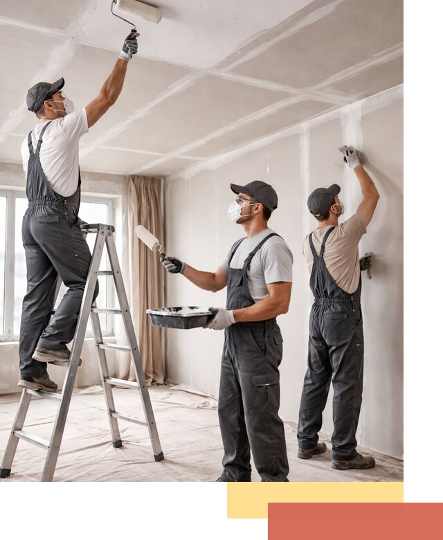 Покраска потолка из гипсокартона в Новомосковске качественно и недорого