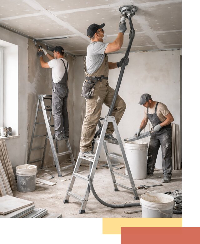 Ремонт потолка из гипсокартона в Новомосковске: быстрый и качественный монтаж