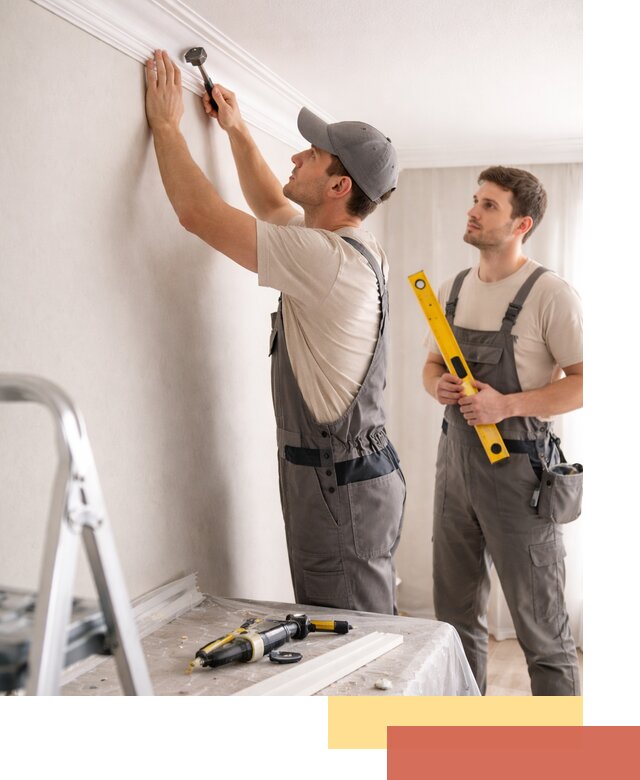 Монтаж потолочного плинтуса в Новомосковске качественно и быстро